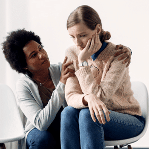 caring-african-american-woman-consoling-sad-woman